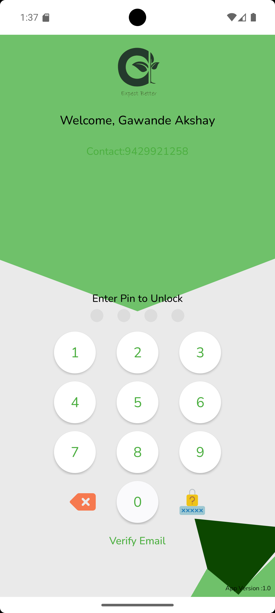 Mobile App Mockup 4